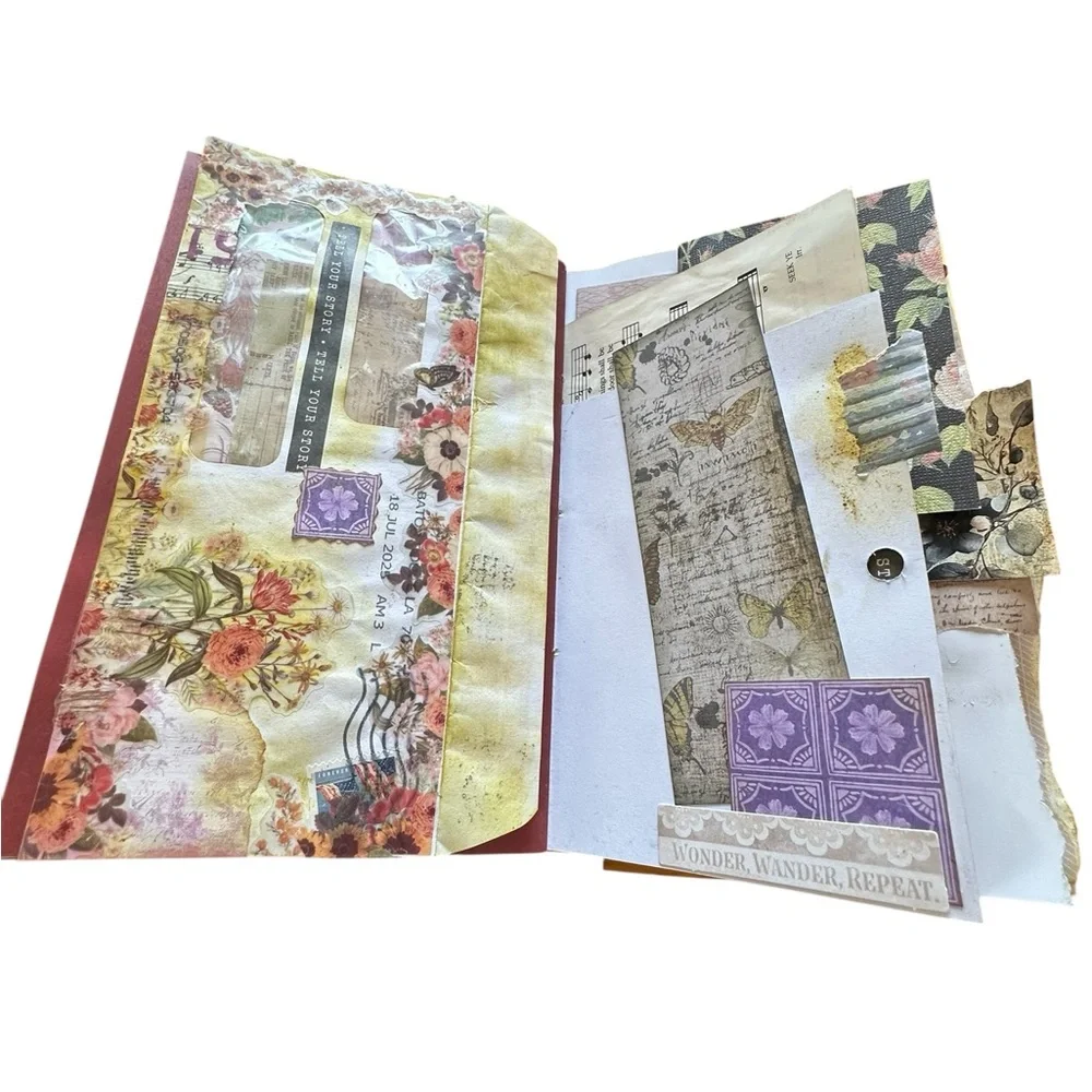Fall Woodland Forest Themed Handmade Junk Journal
